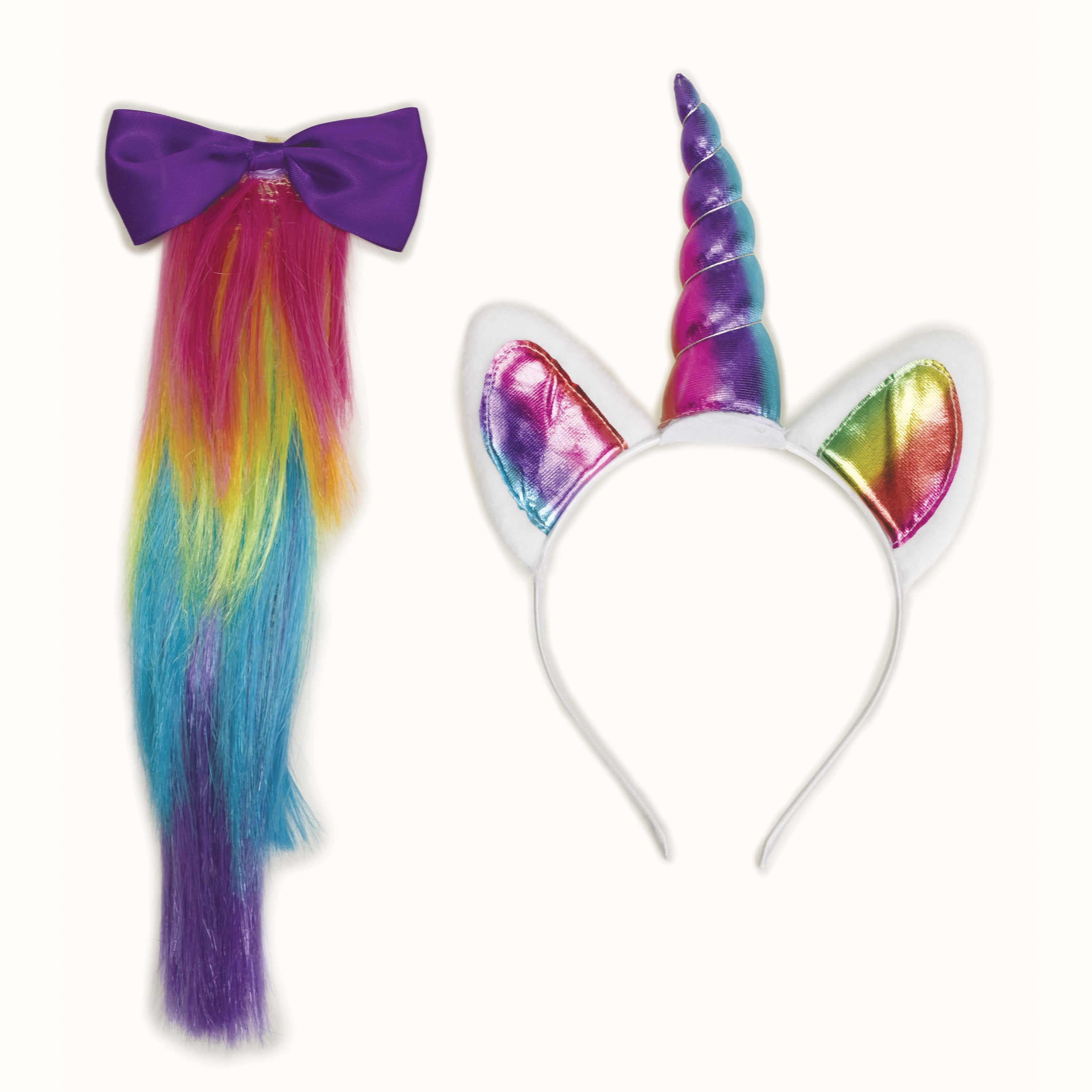 Rainbow Unicorn Halloween Costume for Children, Girls' Size L (10/12), by Way to Celebrate