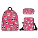 thumbnail image 1 of Juego de mochilas Lovely Cats Satchel, mochila escolar de anime para niños, 1 of 1