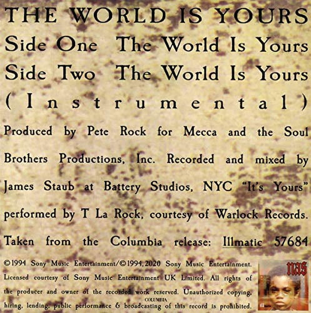 Nas - The World Is Yours - Music & Performance - Vinyl [7