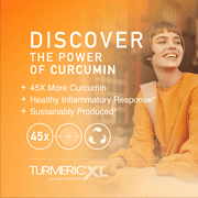 TurmericXL Joint Support & Supports Healthy Inflammatory Response - Delivers 45x More Curcumin - High Absorption - Gluten-Free – 250mg, 30 Veggie Capsules