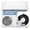 White-12K-230V, variant on TACOOL Split Air Conditioner 12000BTU Mini Split Air Conditioner&Heater, 17 SEER2 AC Unit Cools Rooms up to 450 Sq. Ft, Energy Efficient Inverter AC with Heat Pump (230 V)