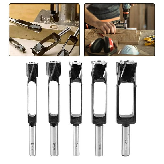 Dowel Tenon Drill Set Tenon Cutter Carbon Steel Wood Dowel Cutter Core Drill