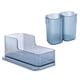 thumbnail image 4 of Caja De Almacenamiento De Armario Con Espejo Elegante, Barra De Labios Cosmética Para Baño, Productos Para El Cuidado De La Piel, Estante De Plástico De Partición Estrecha Para Escritorio De Baño Speravity HA018939-00, 4 of 7