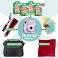 thumbnail image 5 of FUJIFILM INSTAX Mini 11 Instant Film Camera (Lilac Purple) + ACCESSORY BUNDLE THAT INCLUDES 4X Fujifilm Instax Mini Twin Film (80 Exposures), Camera Carrying Case, Camera Strap & Funky Film Frames, 5 of 6