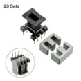 thumbnail image 2 of 20 Sets EE10 4+4pin Transformer Bobbin Core PC40 40 Ferrite Halves+20 Bobbin, 2 of 5