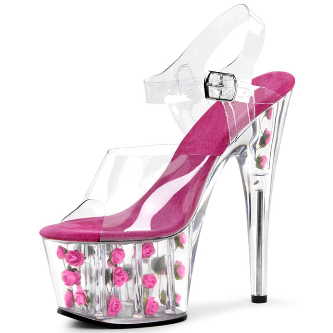 hot pink sandals for wedding