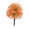 thumbnail image 4 of Fancyes Artificial Flowers Topiary Ball with Ground Stake DIY Crafts Easy to Install Handcraft Wedding Decor Plants for Birthday Gift Orange, 4 of 8