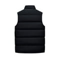 thumbnail image 4 of Huankd Men's Puffer Vest Winter Sleeveless Lightweight Jacket Outdoor Warm Zipper Outerwear Vests Black M, 4 of 4