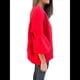 thumbnail image 2 of Chaqueta de Traje Informal Elegante con Abertura Frontal, Acampanada y Mangas 3/4 para Mujer. Rojo XL, 2 of 7