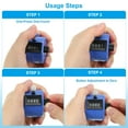 thumbnail image 4 of Uxcell Clicker Counter, 4 Digit Mechanical Handheld Tally Click Counter Black 12 Pcs, 4 of 6