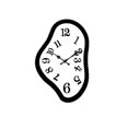 thumbnail image 2 of Reloj de pared derretido, reloj colgante, regalo decorativo, moderno, para baño, silencioso, para aula, inauguración de la casa, familia y amigos. 25 cm x 162 cm, 2 of 8