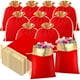 thumbnail image 1 of Bolsas de regalo de terciopelo Frienda, 30 unidades, 15 x 12 cm, con cordón rojo, 1 of 7