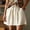 Beige plus size boho shorts a1, variant on Women's Plus Size Flowy Elastic Waist Shorts Loose Geometric Boho Vacation Casual Regular Fit Trousers Summer Beach Lounge Clothes, Khaki 4XL