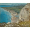 thumbnail image 2 of Giulio Aristide Sartorio 24x20 Black Ornate Framed Double Matted Museum Art Print Titled: The Coast of Lebanon, 2 of 5