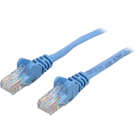 UPC: 0722868168363 | Belkin A3L791b07-BLU-S 7 ft. Cat 5E Blue Patch Cable