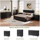 thumbnail image 5 of Qinaqin Negro Wave Fluted 5 Cajón Dresser Para Bedroom Moderno Wood Chest De Drawers Con Wide Ropero Organizador Anti-Tipping Device Y Metal Legs Hallway Entryway, 5 of 6