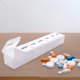 thumbnail image 5 of Organizador de pastillas Contenedor compacto para vacaciones Uso en el hogar Ancianos Adultos blanco Yuyangstore Dispensador de cajas de medicamentos, 5 of 7