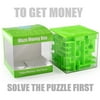 3D Stereo Money Maze Puzzle Box Labyrinth Toy For Kids and Adults- A Fun Unique Way to Give Gifts for Kids and Adults