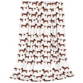 thumbnail image 2 of Balery Dachshund Dog Puppy Manta de Felpa Suave y Acogedora – Cobija de Franela Aterciopelada para Cama, Lavable y Cálida para Sofá, Mascotas, Transpirable-60"x50", 2 of 7