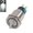 White, variant on TeeRees 19mm Rotary Switch Latching 2 Positions 3-6V Metal Push Button Switch with Led,Yellow