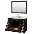 thumbnail image 4 of Wyndham Collection WCS202048SDECMUNSM46 Deborah 48" Free Standing Single Vanity Set - Dark, 4 of 6