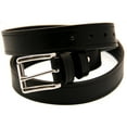 thumbnail image 4 of Made In USA 1 1/4 Black Latigo Leather Belt Saddle Groove Stainless Steel Buckle, 4 of 4
