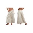 thumbnail image 3 of Womens Wide Leg Jeans Baggy Elastic Waist Button Boyfriend Casual Loose Denim Pants with Pockets Beige XL, 3 of 8