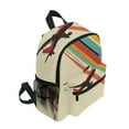 thumbnail image 2 of FORMRS School Backpack with Front Zippered Pocket 12" Student Travel Daypack, Colorful Plane Stripes, 2 of 6
