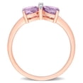 thumbnail image 4 of Everly Women's Amethyst 10k Rose Gold Ring, 4 of 7