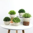 thumbnail image 4 of 1PC Fake Plants Mini Artificial Greenery Potted Plants for Home Decor Office Room Decor Farmhouse Decor Indoor Table Bathroom Decor, 4 of 5