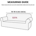 thumbnail image 7 of Stretch Sofa Cover Slipcover, Couch Covers for 3 Cushion Couch Sofa (74"-90") Furniture Protector 3 Seater Sofa with Elastic Bottom (Gray), 7 of 7