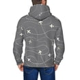 thumbnail image 5 of Zip Up Hoodies for Men - Airplane Routes Around The World Long Sleeve Comfrt Men'S Fashion Hoodies & Sweatshirts, Jackets for Men Hoodies Pullover Clothing Clothes with Pouch, 5 of 5