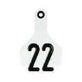 thumbnail image 2 of Y-Tex 7700001 3 Star Numbered Tag - Medium- White, 2 of 2