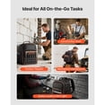 thumbnail image 6 of KFFKFF Tool Backpack with 49 Pockets, Durable Storage Organizer for Tools, Work Bag with Laptop Slot and Reinforced Base, Ideal for Electricians and Repair Technicians, 6 of 9