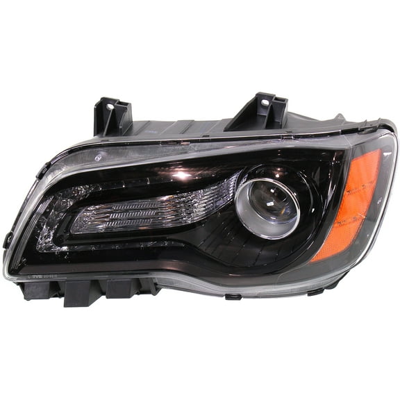Headlight Compatible With 2012-2014 Chrysler 300 Left Driver Halogen With bulb(s)