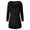 Black, variant on Vedolay Sweaters for Women 2023 Fall Sweater Casual Long Sleeve Turtleneck Loose Knit Tops,Coffee 3XL
