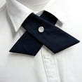 thumbnail image 2 of LinYooLi Nœud Papillon Noir pour Femmes, Nœuds Papillon Réglables Croisés pour Uniforme de Filles Nœud Papillon Croisé pour Remise de Diplôme Scolaire, 2 of 6