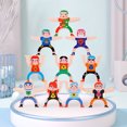 thumbnail image 3 of Gwong Juguete 16pcs lindo figura edificio edificio puzzle apilamiento equilibrio juego educación niños juguete Gwong 30005314, 3 of 7