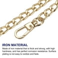 thumbnail image 3 of Uxcell Purse Chain Strap, 47" Purse Handle Cross Body Shoulder Replacement Straps, Gold, 3 of 5