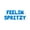 Blue, variant on Letter Balloons - FEELIN SPRITZY 16" Inch Alphabet Letters Foil Mylar Balloon Bachelorette or Bridal Shower Party Banner (Purple)