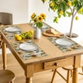 thumbnail image 3 of Farmhouse Sunflower Retro Summer Botanical Burlap Kitchen Place Mats Waterproof Cloth Table Mats, Indoor Outdoor Placemats Easy Clean Dinner Decor, 3 of 8
