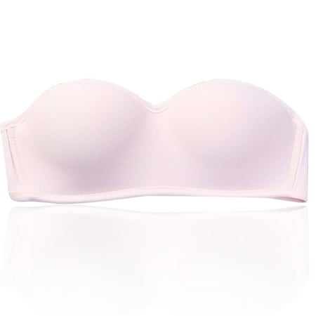 Women s jacquard backless bra  strapless mini bra  non-steel ring strapless bustier gathered bra