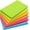 6pc-Brillant, variant on 3 x 5 in Large Sticky Notes, 76 x 127 mm Assorted Self-Stick Pads for Notebook,Office,Home,80 Sheets/Pad