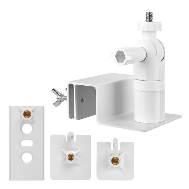 Yimiti Gutter Mount For Ring, For Arlo,For Eufycam Solar Panel Solution,White