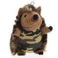 thumbnail image 1 of Only The Best For My Dog ®​ 8-Inch Stuffed Plush Squeaky Camo Hedgehog Dog Toy, 1 of 4