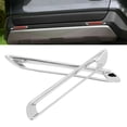 thumbnail image 4 of Tail Fog Lamp Trims, Decoration  Plated 2PCS/Set Lightweight Self Adhesive Rear Fog Light Frame  For Car Replacement For  2019-2021, 4 of 8
