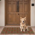 thumbnail image 4 of Brown Red Yellow Plaid Checkered Pattern Door Rugs,Washable Non Slip Door Mats Indoor,Decorative Door Mats,Entry Mat Indoor for Entrance,Bedroom,Kitchen,Bathroom,16"x47", 4 of 6