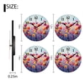 thumbnail image 2 of Battery Operated Analog Wall Clocks Non-Ticking Silent Modern Clock Decorative for Home,Office-Vibrant Wildflowers In Field Of Flowers(16inch), 2 of 4