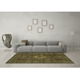 thumbnail image 3 of Ahgly Company Indoor Rectangle Abstract Brown Modern Area Rugs, 7' x 9', 3 of 4
