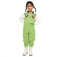 thumbnail image 1 of YOUSNH Combinaisons de Pêche pour Enfants, Imperméables, avec Bottes, Vert 13-14 Ans, 1 of 8